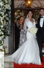 CHRISTINE BLEAKLEY and Frank Lampard Wedding Ceremony in Knightsbridge 12/20/2015