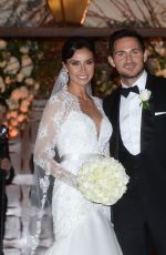 CHRISTINE BLEAKLEY and Frank Lampard Wedding Ceremony in Knightsbridge 12/20/2015