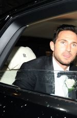 CHRISTINE BLEAKLEY and Frank Lampard Wedding Ceremony in Knightsbridge 12/20/2015