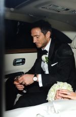 CHRISTINE BLEAKLEY and Frank Lampard Wedding Ceremony in Knightsbridge 12/20/2015