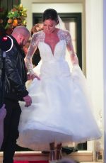 CHRISTINE BLEAKLEY and Frank Lampard Wedding Ceremony in Knightsbridge 12/20/2015