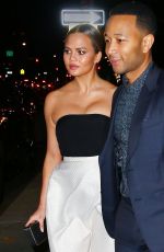 CHRISYY TEIGEN Out for Her 30th Birthday in New York 11/30/2015