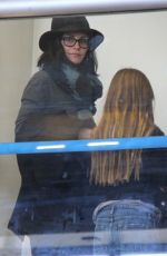 COURTNEY COX at LAX Airport in Los Angeles 12/29/2015