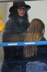 COURTNEY COX at LAX Airport in Los Angeles 12/29/2015