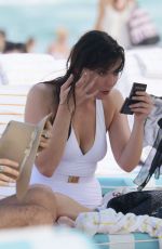 DAISY LOWE and RITA ORA at a Beach in Miami 12/30/2015