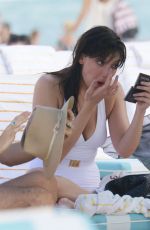 DAISY LOWE and RITA ORA at a Beach in Miami 12/30/2015