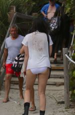 DAISY LOWE and RITA ORA at a Beach in Miami 12/30/2015