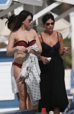 DAISY LOWE in Bikini on the Beach in Miami 12/27/2015