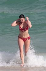 DAISY LOWE in Bikini on the Beach in Miami 12/30/2015
