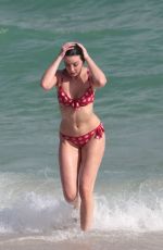 DAISY LOWE in Bikini on the Beach in Miami 12/30/2015