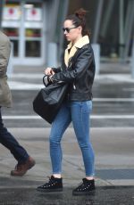 DAISY RIDLEY Arrives at JFK Airport in New York 12/01/2015