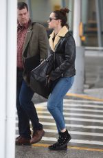 DAISY RIDLEY Arrives at JFK Airport in New York 12/01/2015
