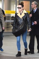 DAISY RIDLEY Arrives at JFK Airport in New York 12/01/2015