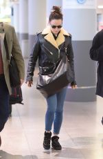 DAISY RIDLEY Arrives at JFK Airport in New York 12/01/2015