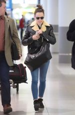 DAISY RIDLEY Arrives at JFK Airport in New York 12/01/2015