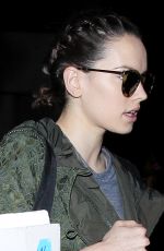 DAISY RIDLEY Arrives at LAX Airport in Los Angeles 12/11/2015
