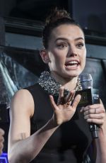 DAISY RIDLEY at Fan Meeting for Star Wars: Episode VII - The Force Awakens World Tour in Seoul 12/09/2015