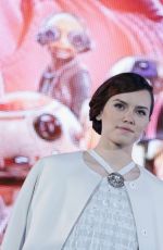 DAISY RIDLEY at Star Wars: Episode VII - The Force Awakens Fan Event in Tokyo12/10/2015