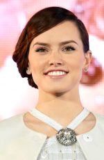 DAISY RIDLEY at Star Wars: Episode VII - The Force Awakens Fan Event in Tokyo12/10/2015