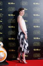 DAISY RIDLEY at Star Wars: Episode VII - The Force Awakens Fan Event in Tokyo12/10/2015