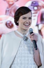 DAISY RIDLEY at Star Wars: Episode VII - The Force Awakens Fan Event in Tokyo12/10/2015