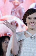 DAISY RIDLEY at Star Wars: Episode VII - The Force Awakens Fan Event in Tokyo12/10/2015