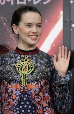DAISY RIDLEY at Star Wars: Episode VII - The Force Awakens Photocall in Tokyo 12/11/2015
