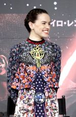 DAISY RIDLEY at Star Wars: Episode VII - The Force Awakens Photocall in Tokyo 12/11/2015