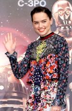 DAISY RIDLEY at Star Wars: Episode VII - The Force Awakens Photocall in Tokyo 12/11/2015
