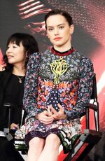 DAISY RIDLEY at Star Wars: Episode VII - The Force Awakens Photocall in Tokyo 12/11/2015
