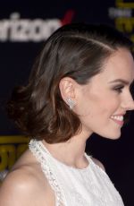 DAISY RIDLEY at Star Wars: Episode VII - The Force Awakens Premiere in Hollywood 12/14/2015