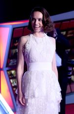 DAISY RIDLEY at Star Wars: Episode VII - The Force Awakens Premiere in Hollywood 12/14/2015
