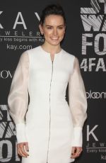 DAISY RIDLEY at Star Wars Force 4 Fashion Event in New York 12/02/2015