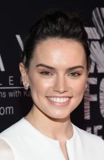 DAISY RIDLEY at Star Wars Force 4 Fashion Event in New York 12/02/2015