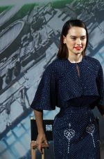 DAISY RIDLEY at Star Wars: The Force Awakens Photocall in Shangahai 12/28/2015