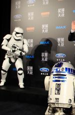 DAISY RIDLEY at Star Wars: The Force Awakens Premiere in Shangahai12/27/2015
