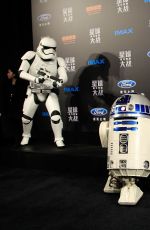 DAISY RIDLEY at Star Wars: The Force Awakens Premiere in Shangahai12/27/2015