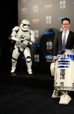 DAISY RIDLEY at Star Wars: The Force Awakens Premiere in Shangahai12/27/2015