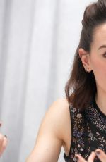 DAISY RIDLEY at Star Wars: The Force Awakens Press Conference in Los Angeles 12/04/2015