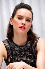 DAISY RIDLEY at Star Wars: The Force Awakens Press Conference in Los Angeles 12/04/2015