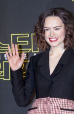 DAISY RIDLEY at Star Wars: The Force Awakens Press Conference in Seoul 12/09/2015