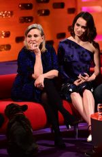 DAISY RIDLEY at The Graham Norton Show in London 12/17/2015