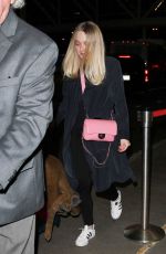 DAKOTA FANNING at Los Angeles International Airport 12/30/2015