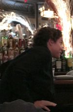 DAKOTA JOHNSON and Vito Schnabel at the White Horse Tavern in Manhattan 12/09/2015