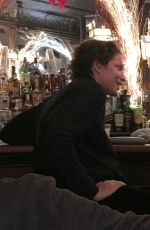 DAKOTA JOHNSON and Vito Schnabel at the White Horse Tavern in Manhattan 12/09/2015