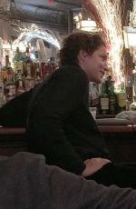 DAKOTA JOHNSON and Vito Schnabel at the White Horse Tavern in Manhattan 12/09/2015