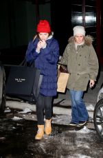 DAKOTA JOHNSON at Out Shopping in Aspen 12/21/2015