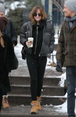 DAKOTA JOHNSON Out and About in Aspen 12/19/2015