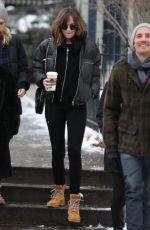 DAKOTA JOHNSON Out and About in Aspen 12/19/2015