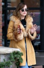 DAKOTA JOHNSON Out and About in Aspen 12/22/2015